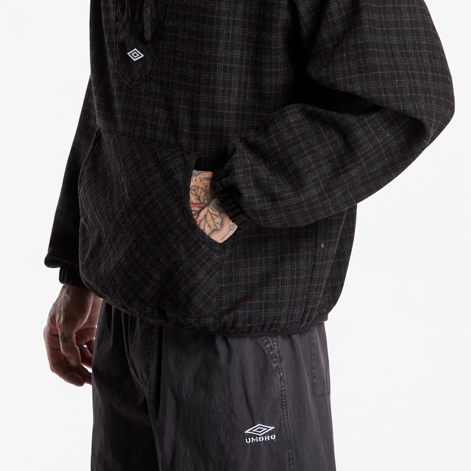 Overshirt Umbro Flannel Fur Anorak Dark Brown