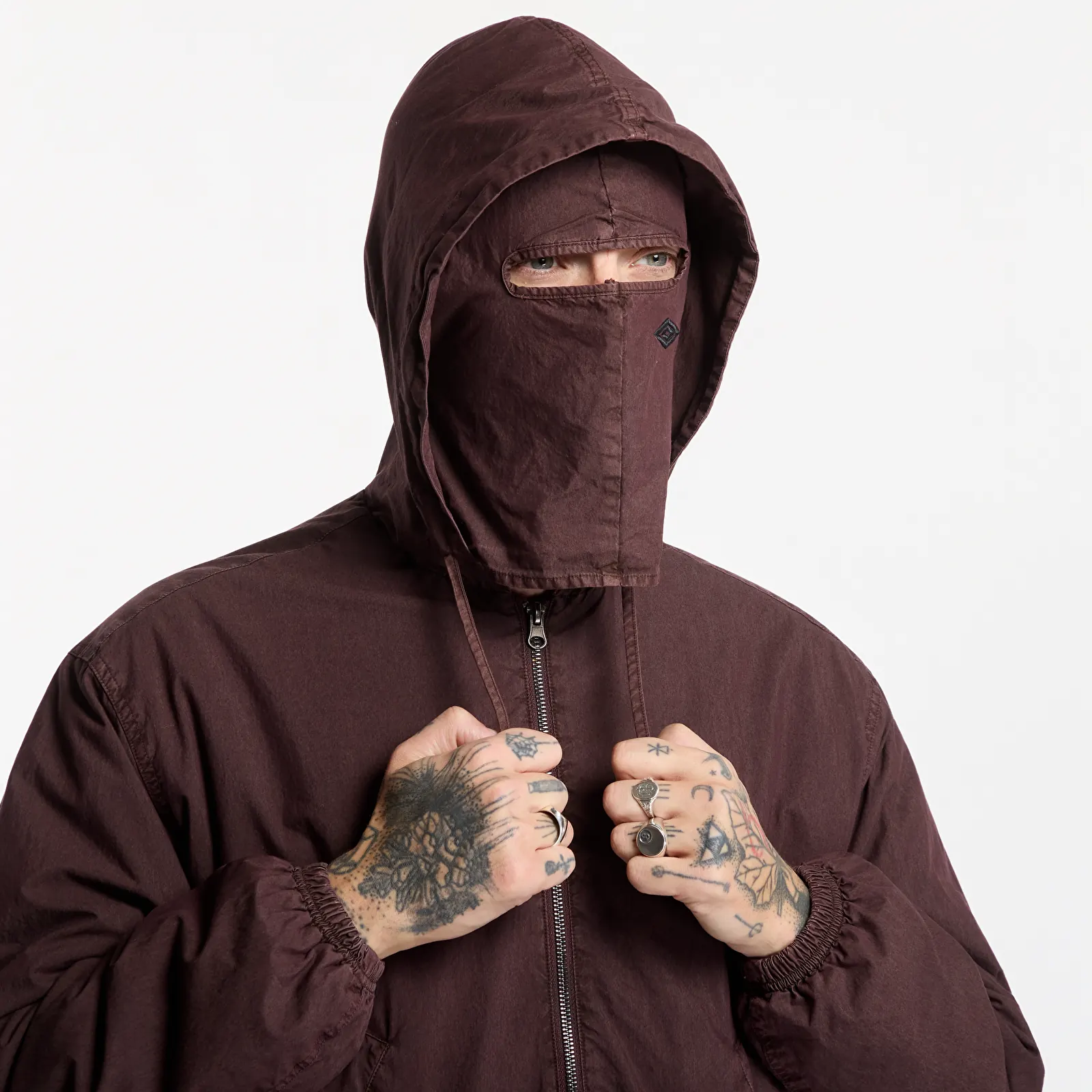 Parka Frakker Umbro Sunday Masked Jacket Plum Grey