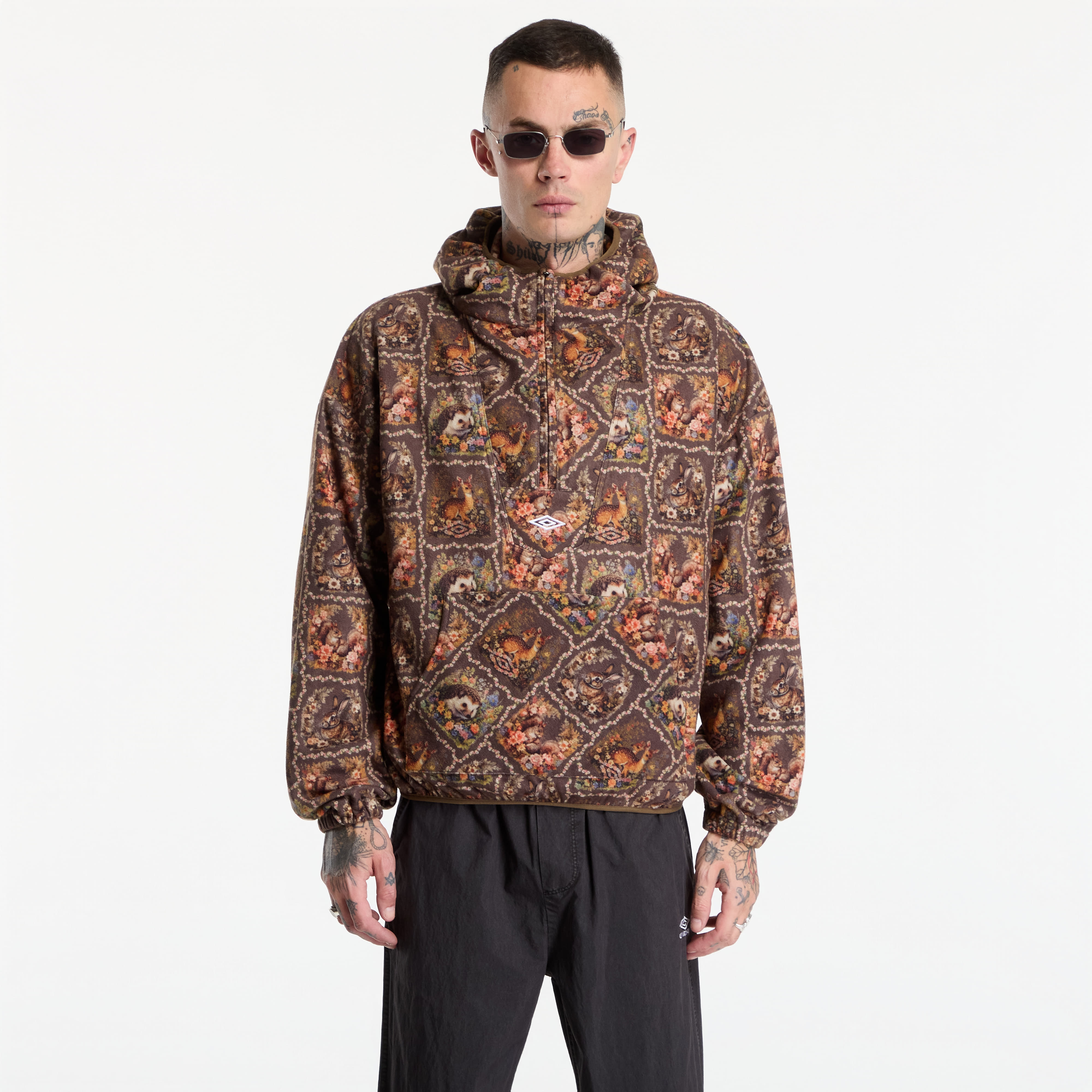 Sweatshirt Umbro Cub Fleece Anorak Light Brown M