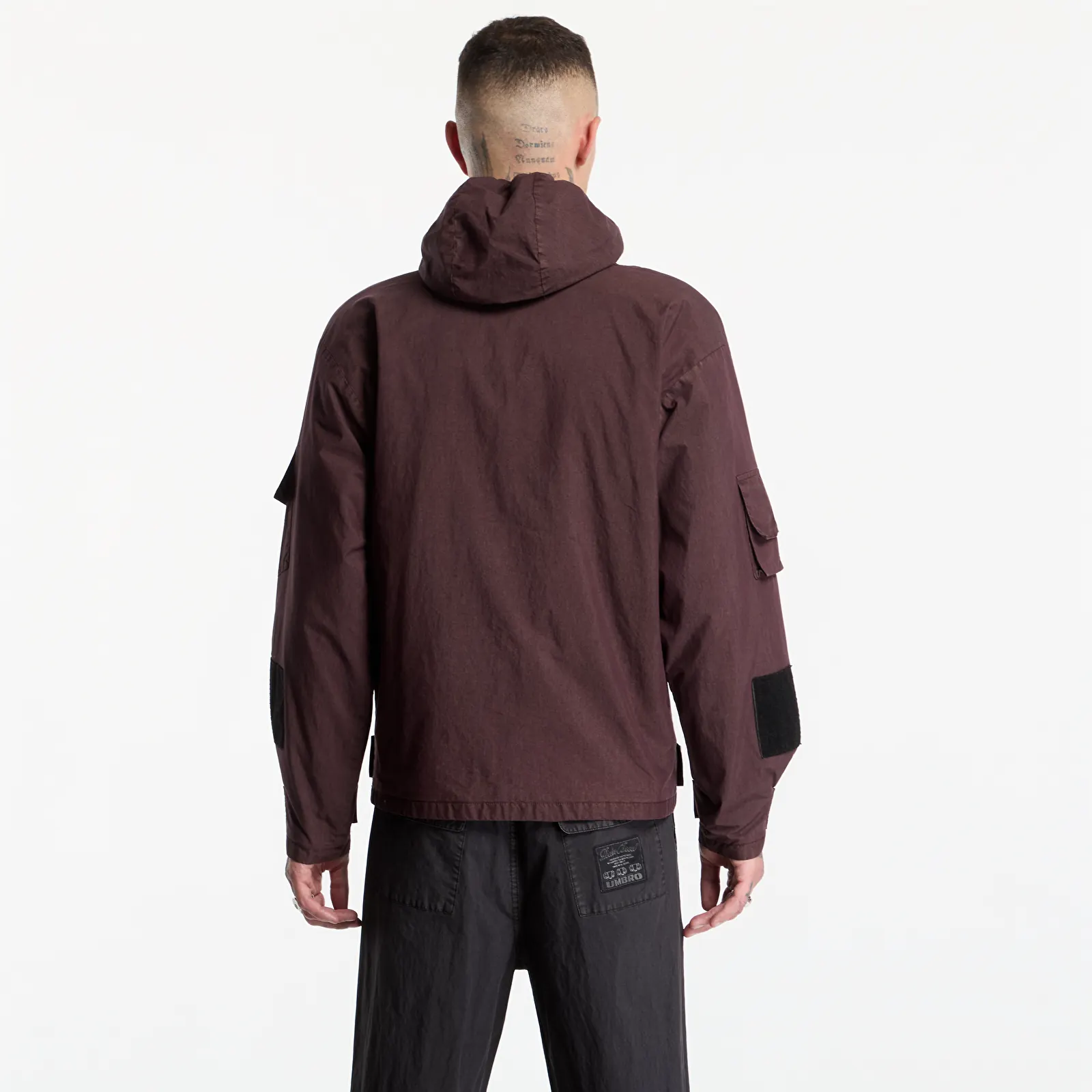 Geci parka Umbro Midfield Jacket Plum Grey