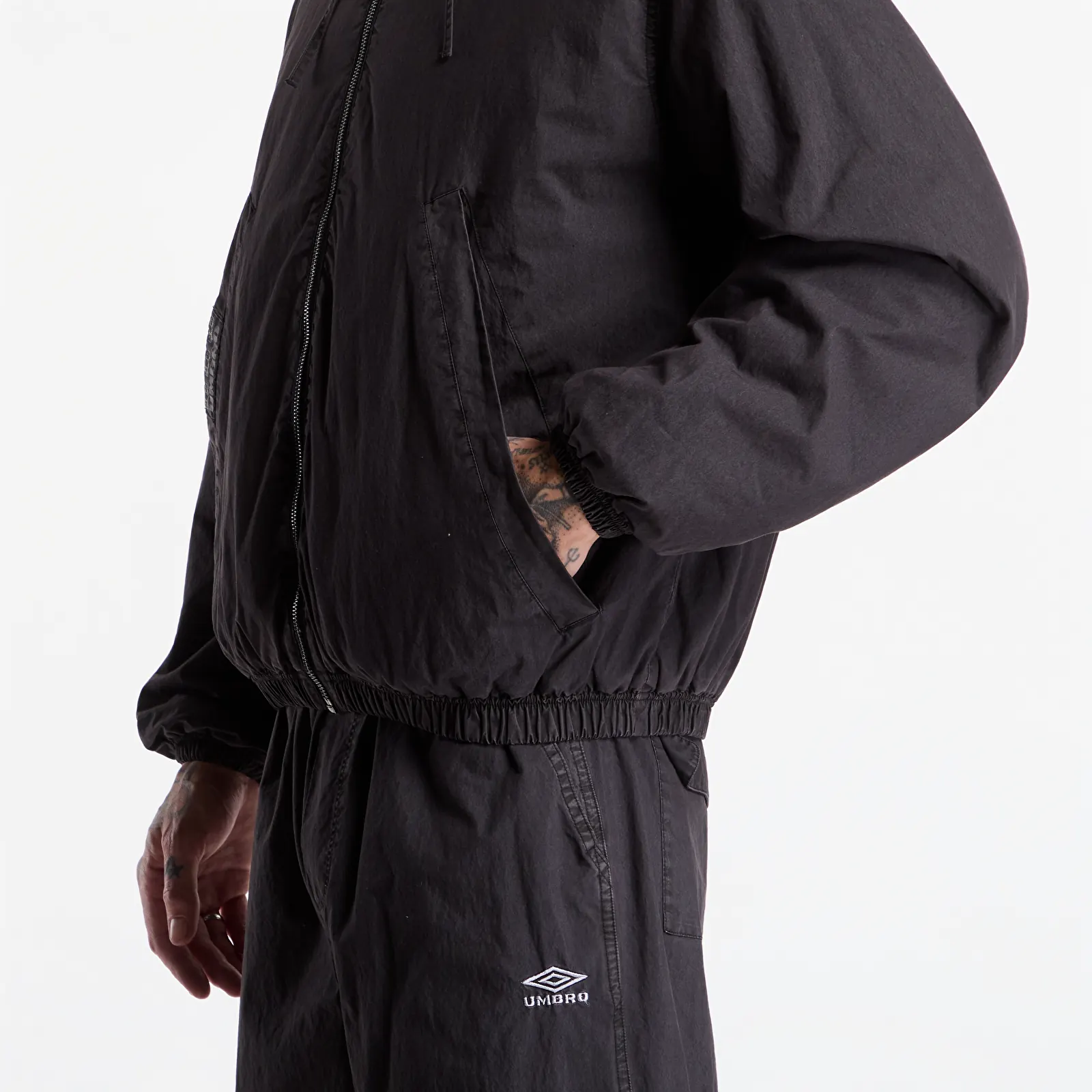 Parki Umbro Sunday Masked Jacket Washed Black