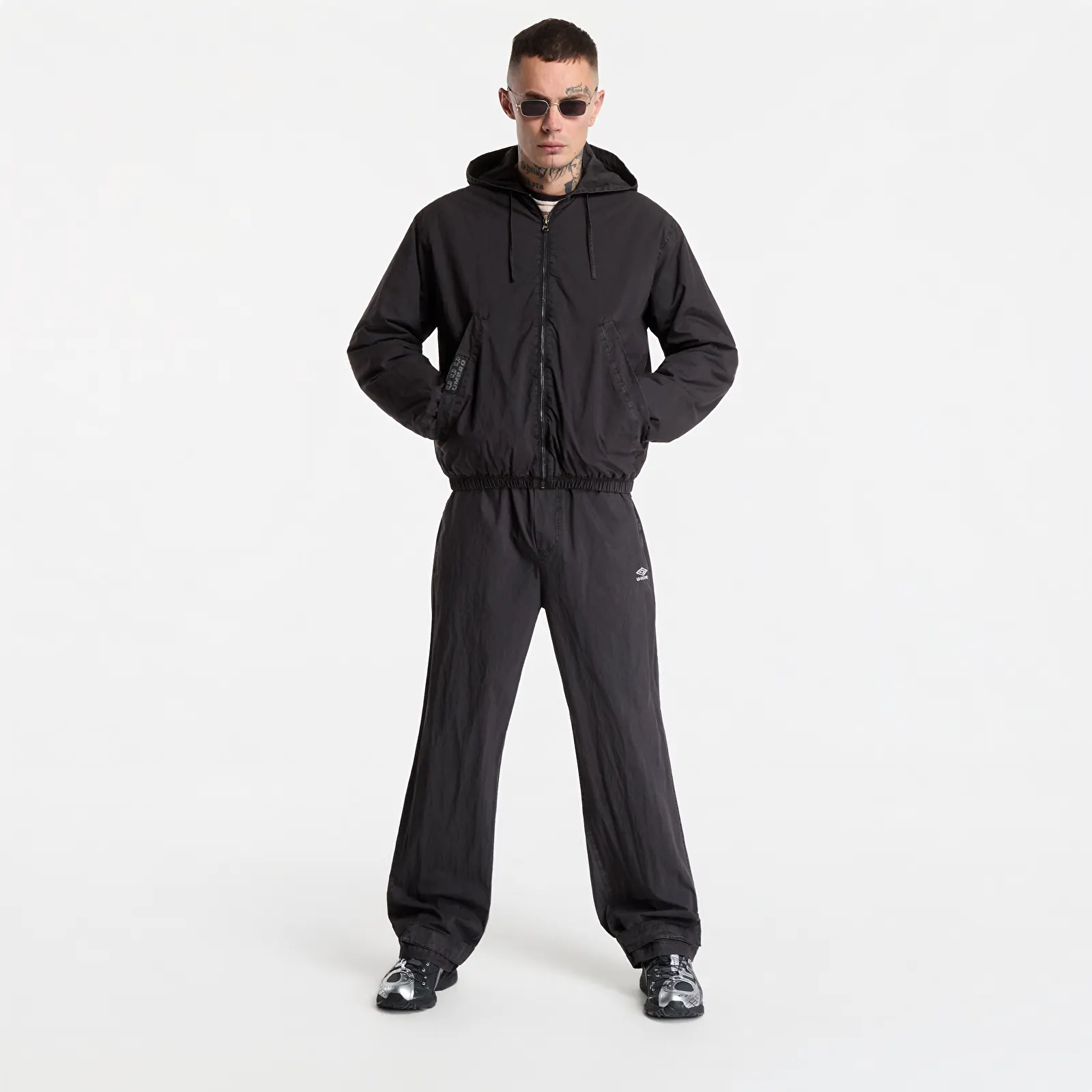 Parki Umbro Sunday Masked Jacket Washed Black