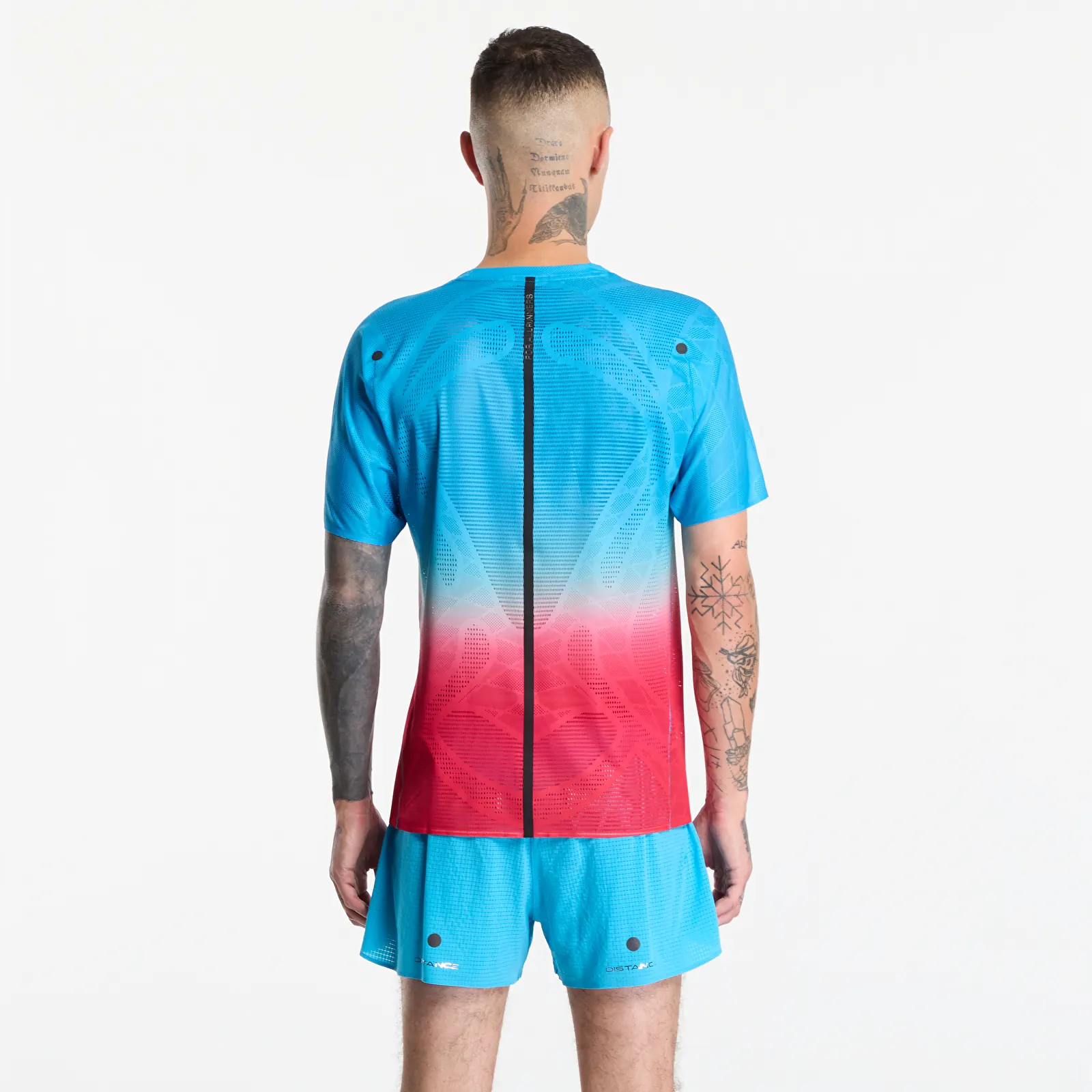 T-shirts  Asics Metarun Fade SS Top Blue