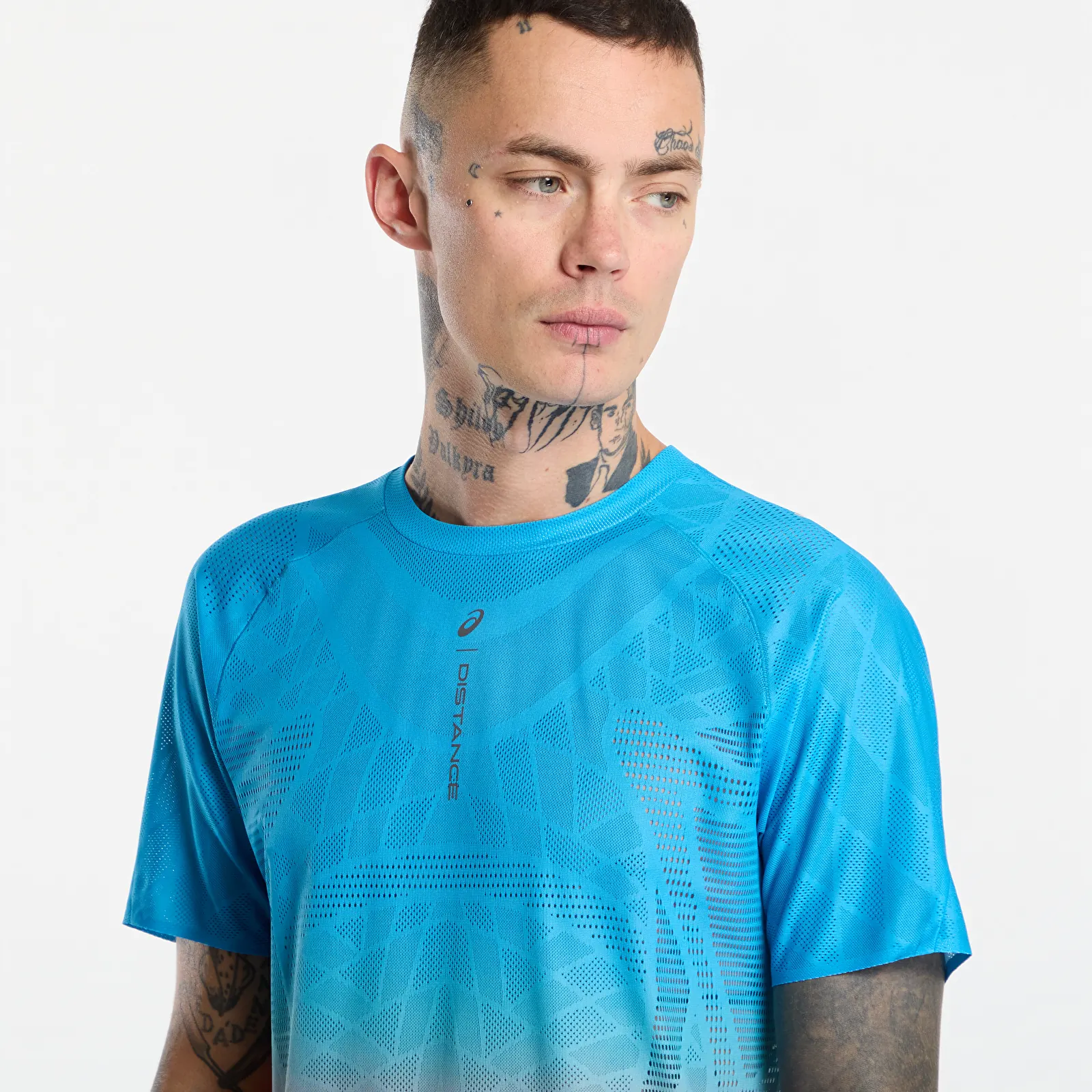 T-shirts  Asics Metarun Fade SS Top Blue
