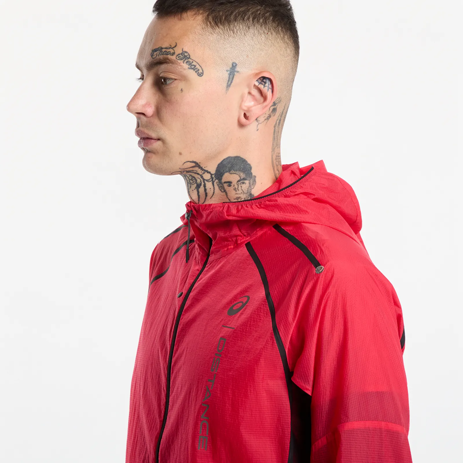 Jassen Asics Metarun Lightweight Jacket Red