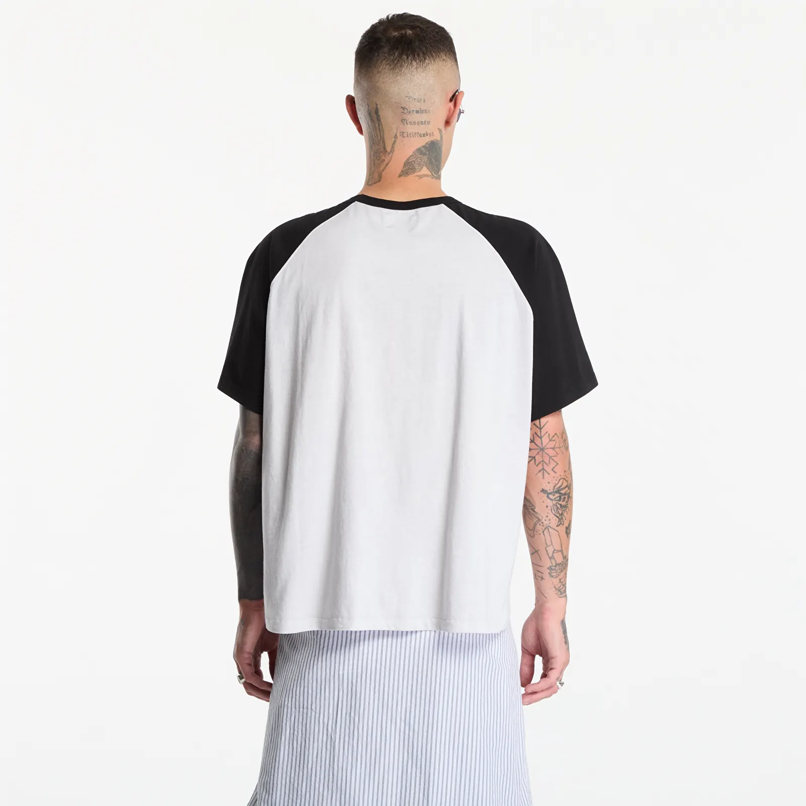 T-shirts  Rhude 4X4 Spirit Raglan Tee Vintage White/ Vintage Black/ Yellow