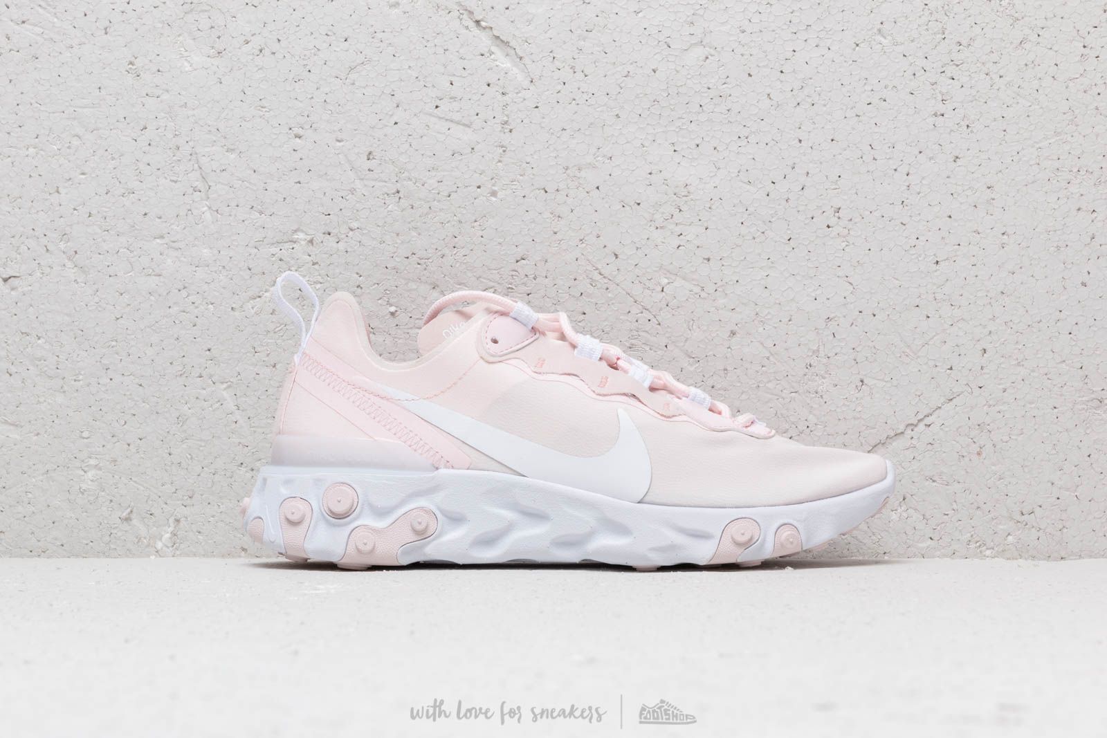 Women s shoes Nike W React Element 55 Pale Pink White White Pale Pink Footshop