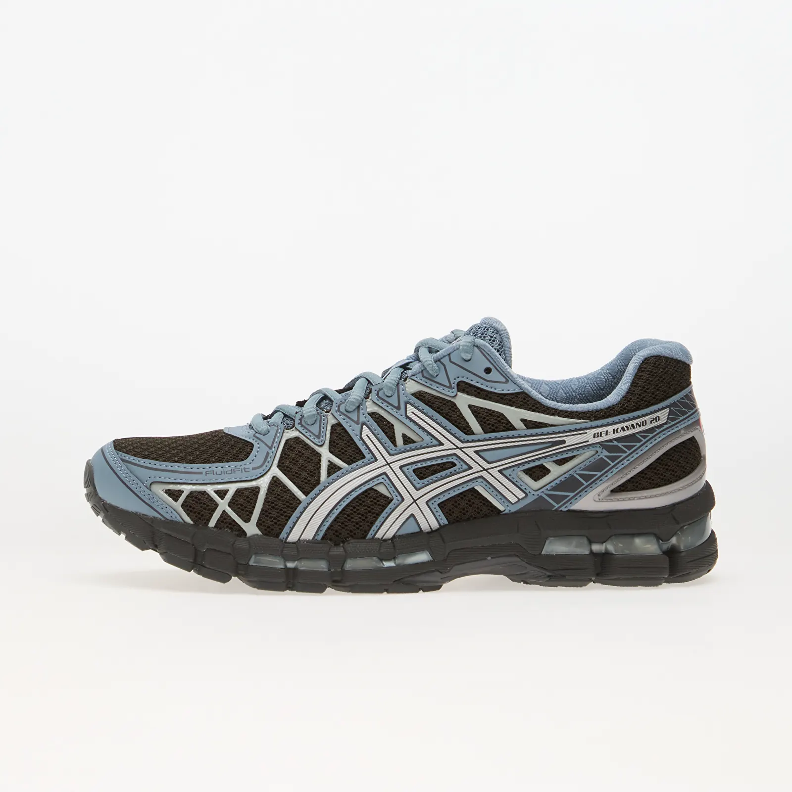 Skor för män Asics Gel-Kayano 20 Black Coffee/ Pure Silver