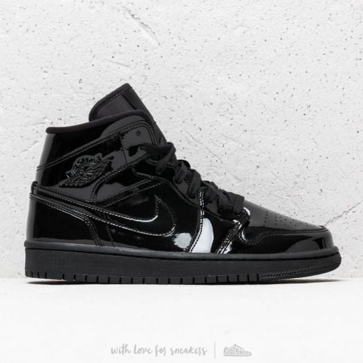 Damen Sneaker und Schuhe Air Jordan Wmns 1 Mid Black Black Black Footshop