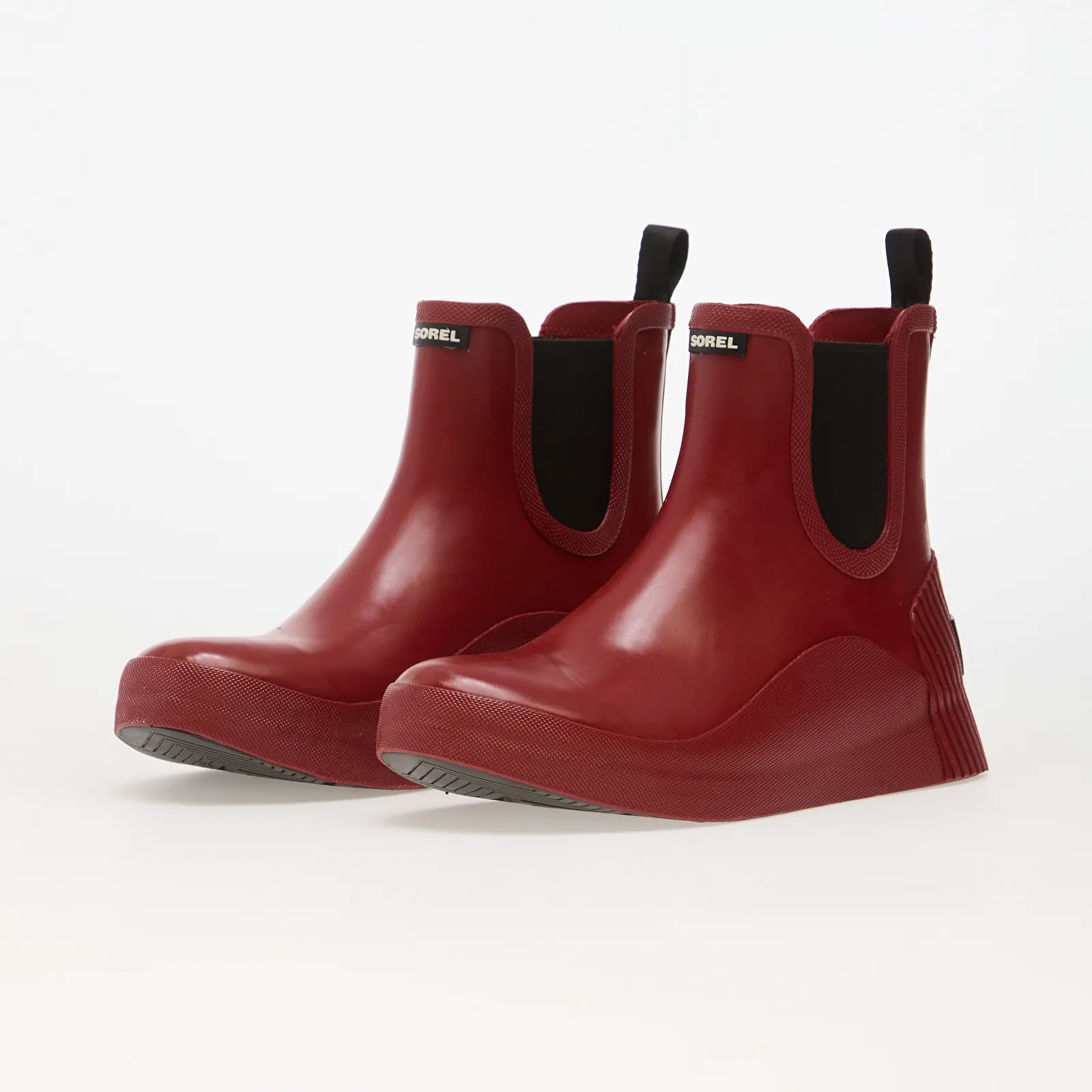 Skor för kvinnor Sorel OUT N ABOUT™ IV CHELSEA RAIN WP Red Dahlia, Black