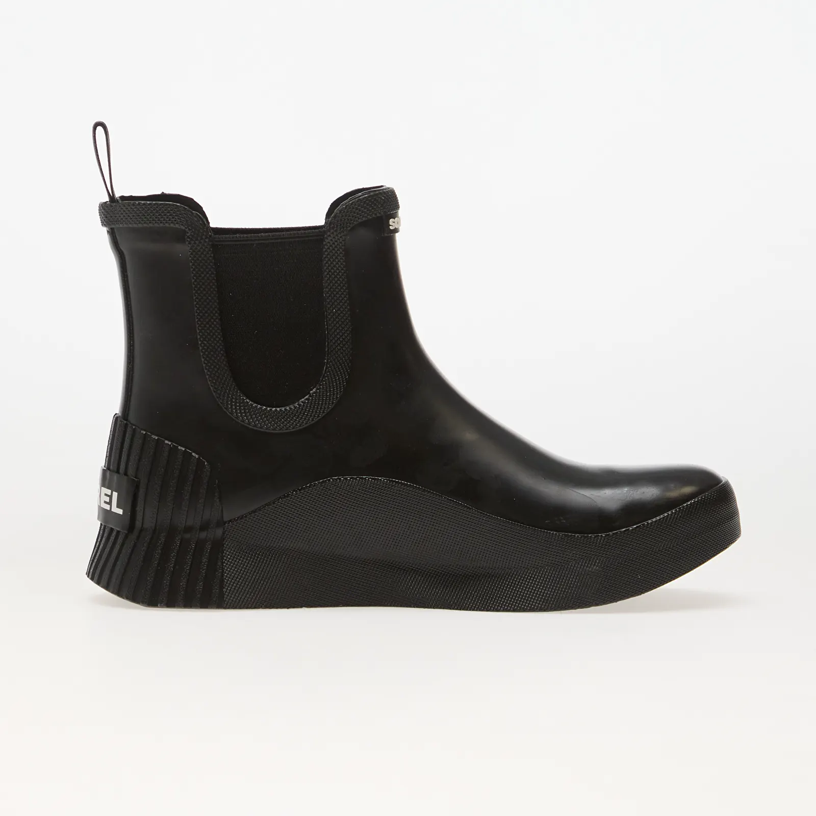 Women's shoes Sorel OUT N ABOUT™ IV CHELSEA RAIN WP Black, Sea Salt