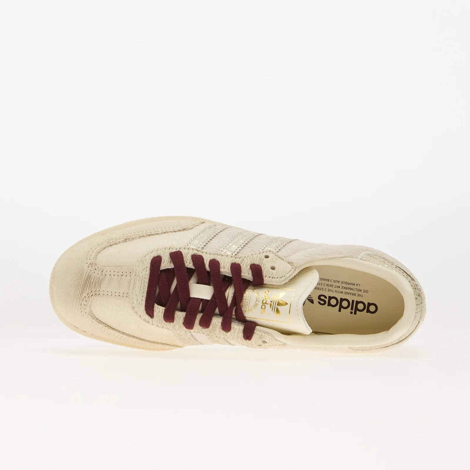 Дамски кецове adidas Samba OG Cream White/ Cream White/ Maroon