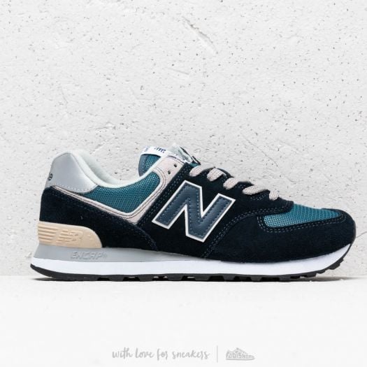 New balance 574 dark navy with store marred blue