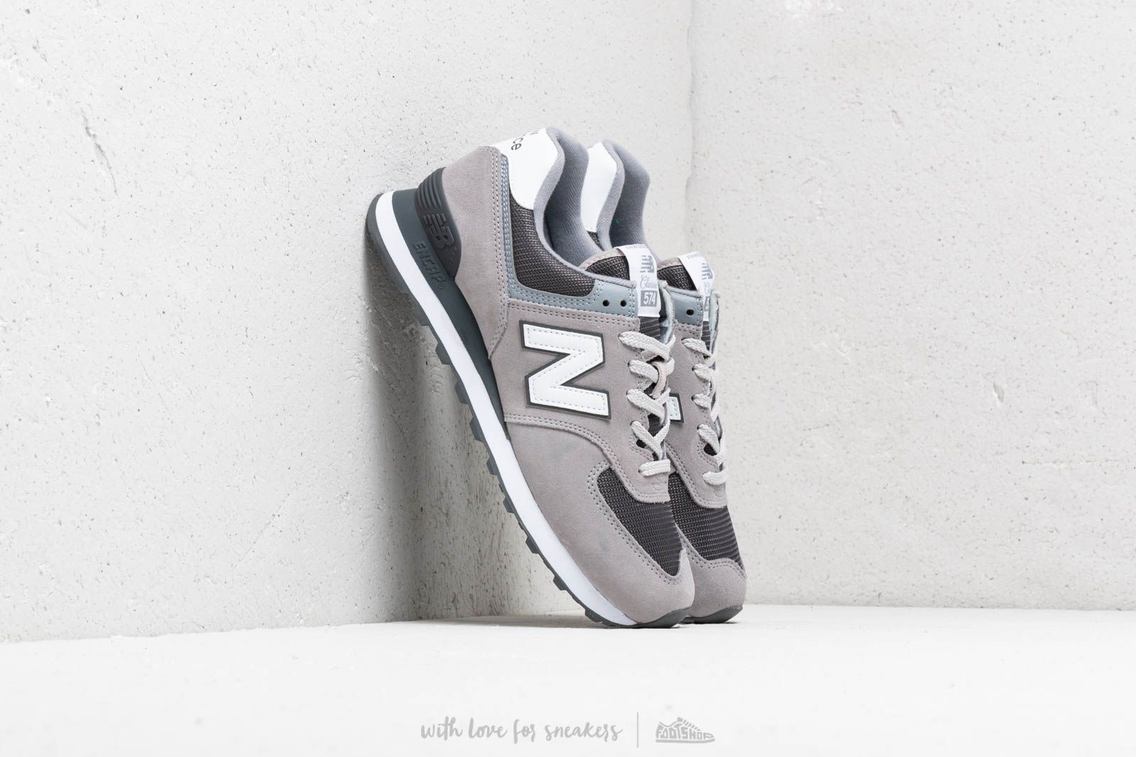 Мужская обувь New Balance 574 Grey/ White