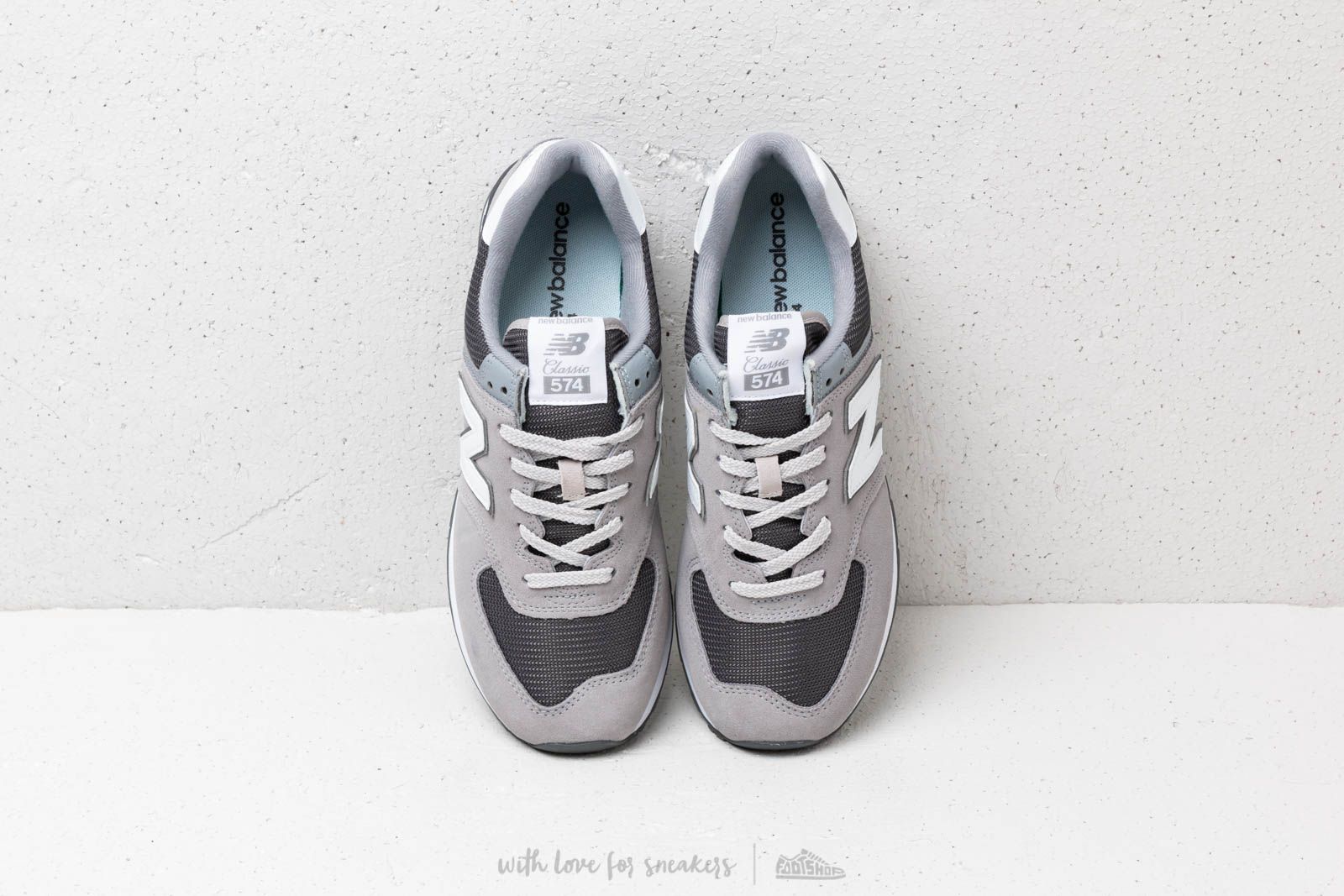 Férfi cipők New Balance 574 Grey/ White
