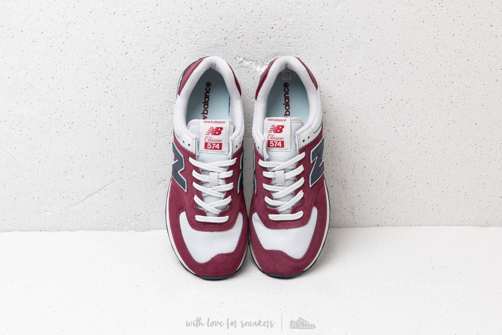 New balance 574 online burgundy and navy