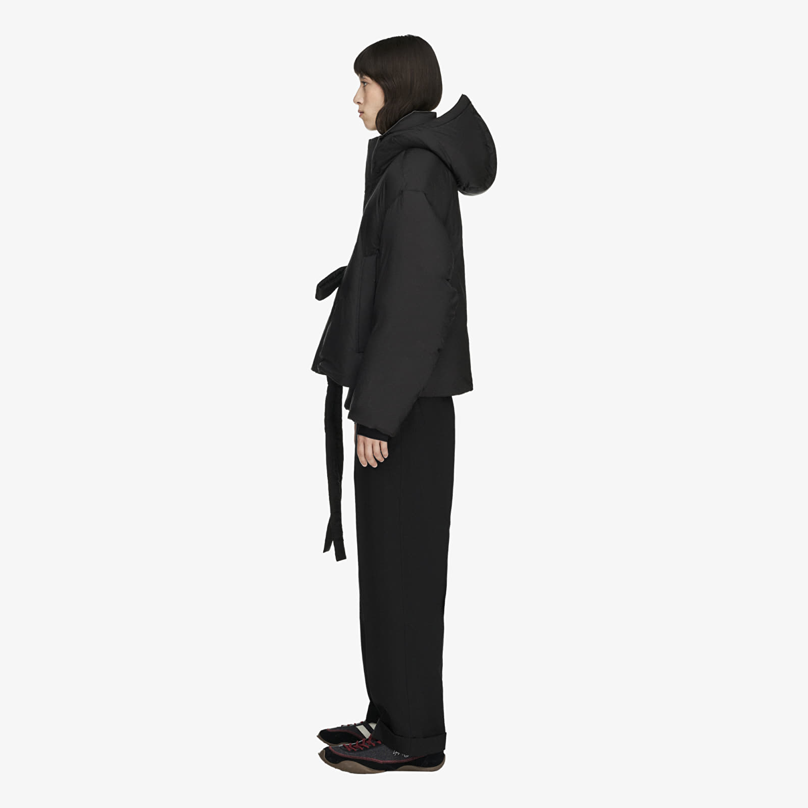 Jackets Y-3 Hooded Puffer Jacket Black
