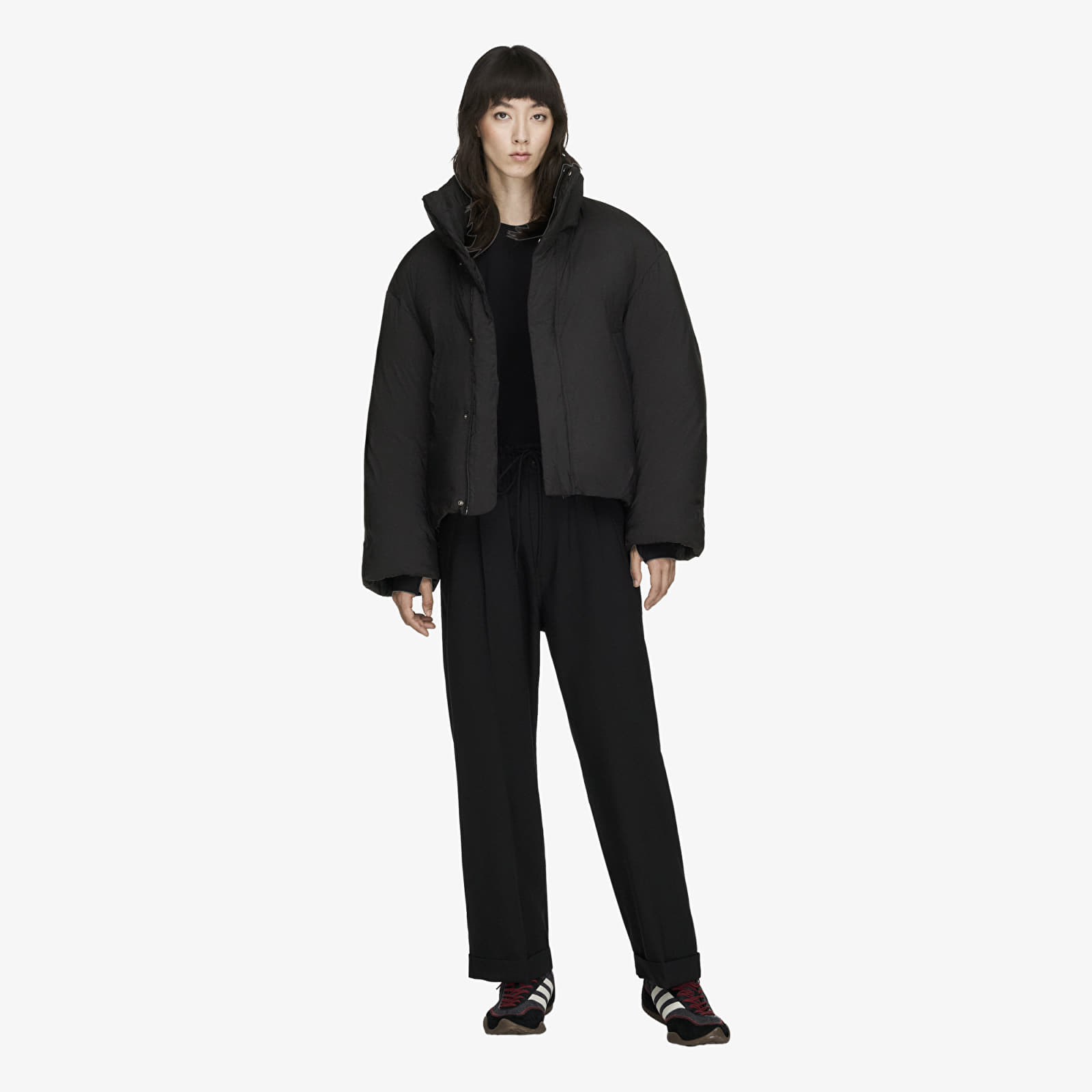 Jackets Y-3 Hooded Puffer Jacket Black