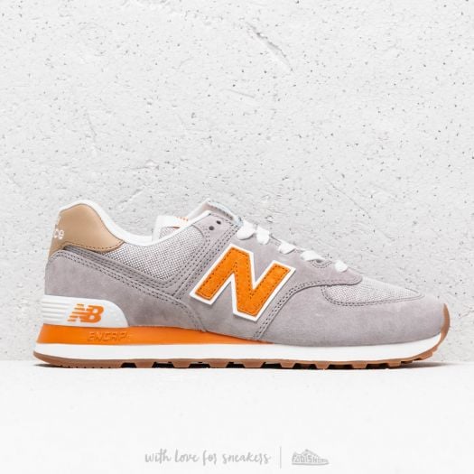 New balance orange grey cheap