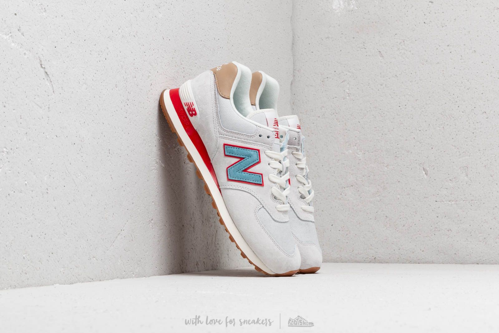 Chaussures et baskets homme New Balance 574 Grey/ Blue/ Red