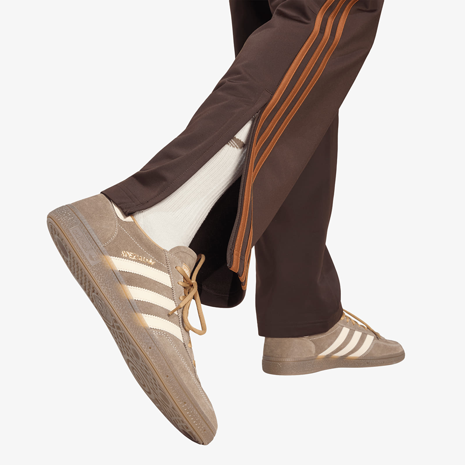 Férfi melegítőnadrágok adidas Firebird Track Pants Aurora Coffee/ Dusky Bronze