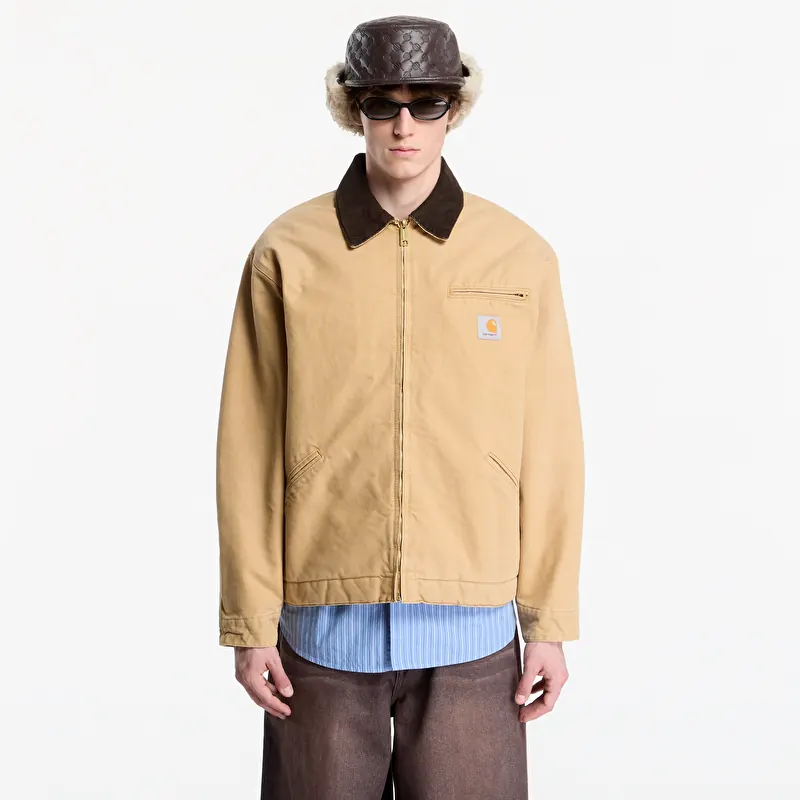 Carhartt WIP OG Detroit Jacket UNISEX WIP Dusty H/ Tobacco Stone Canvas