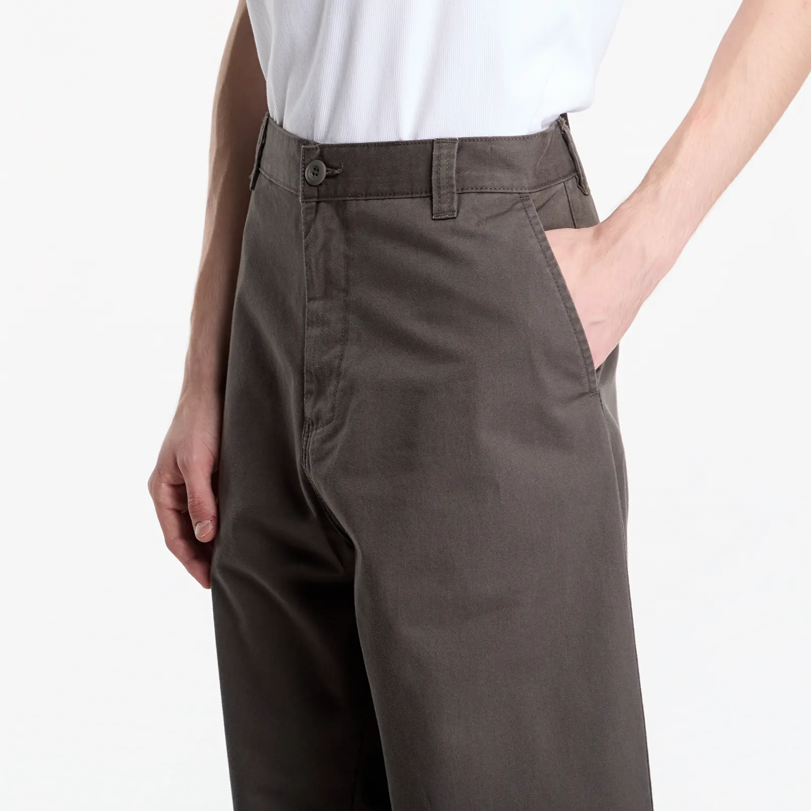 Hlače Carhartt WIP Brady Pant UNISEX Shungite Stone Washed