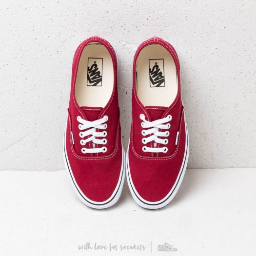 Vans rumba hot sale red authentic
