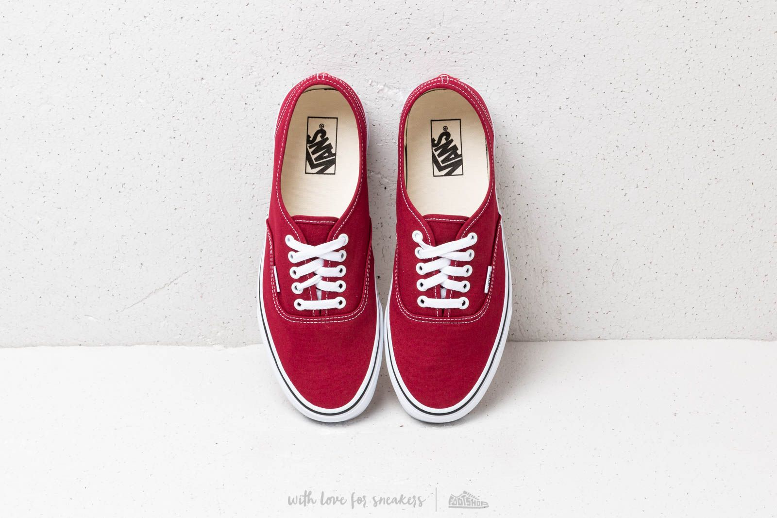 Men's shoes Vans Authentic Rumba Red/ True White