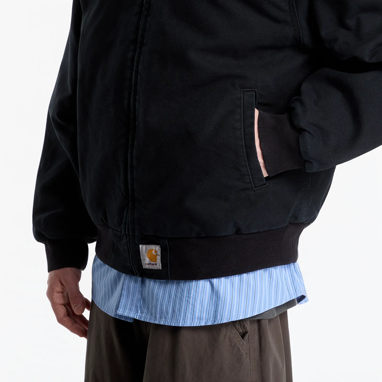 Jackets Carhartt WIP OG Santa Fe Jacket UNISEX Black/ Black Stone Canvas