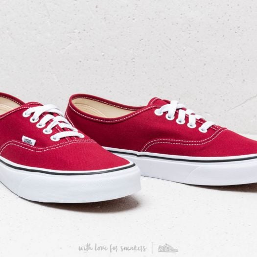 Herren Sneaker und Schuhe Vans Authentic Rumba Red True White