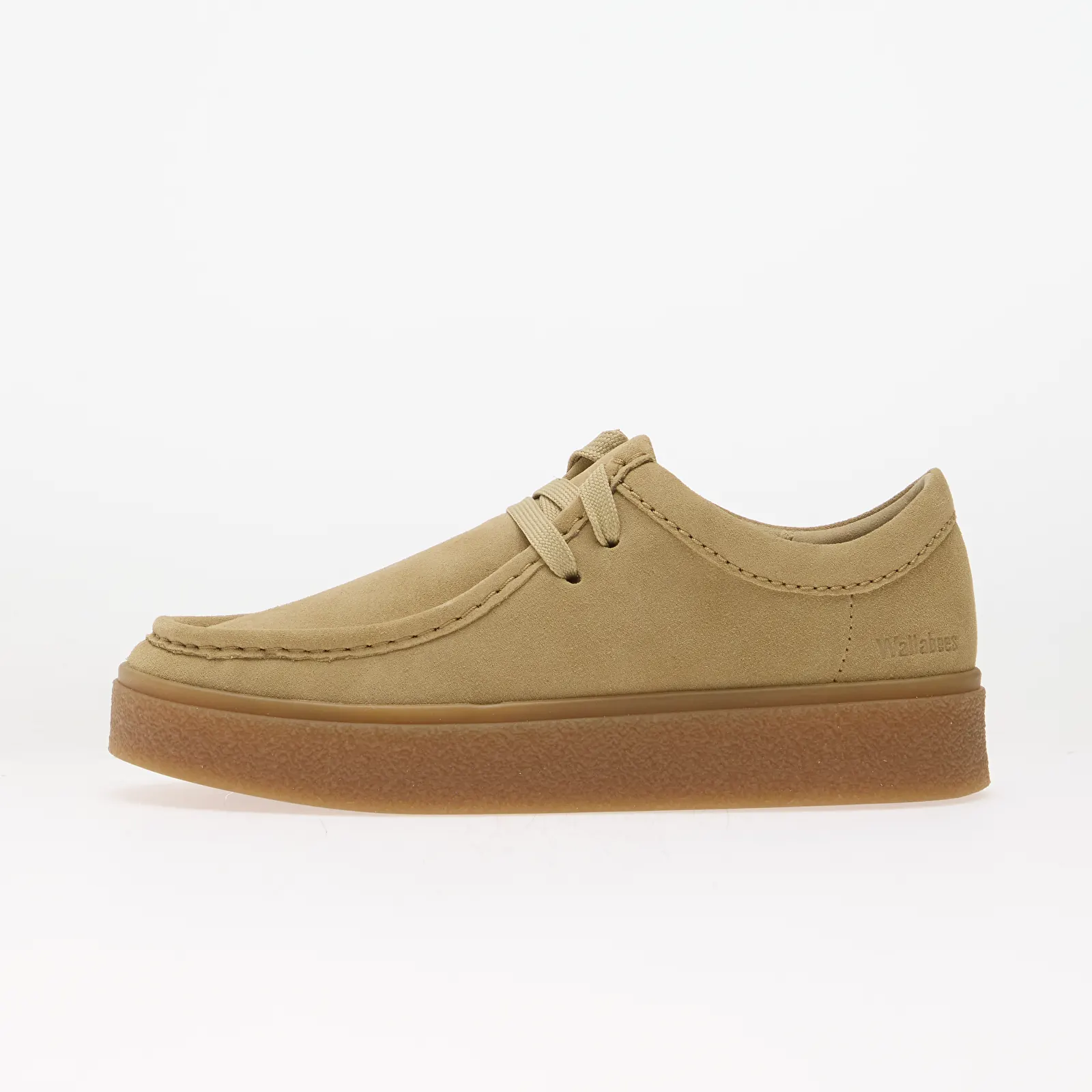 Baskets femme Clarks Boxbee Wallabee Maple Suede
