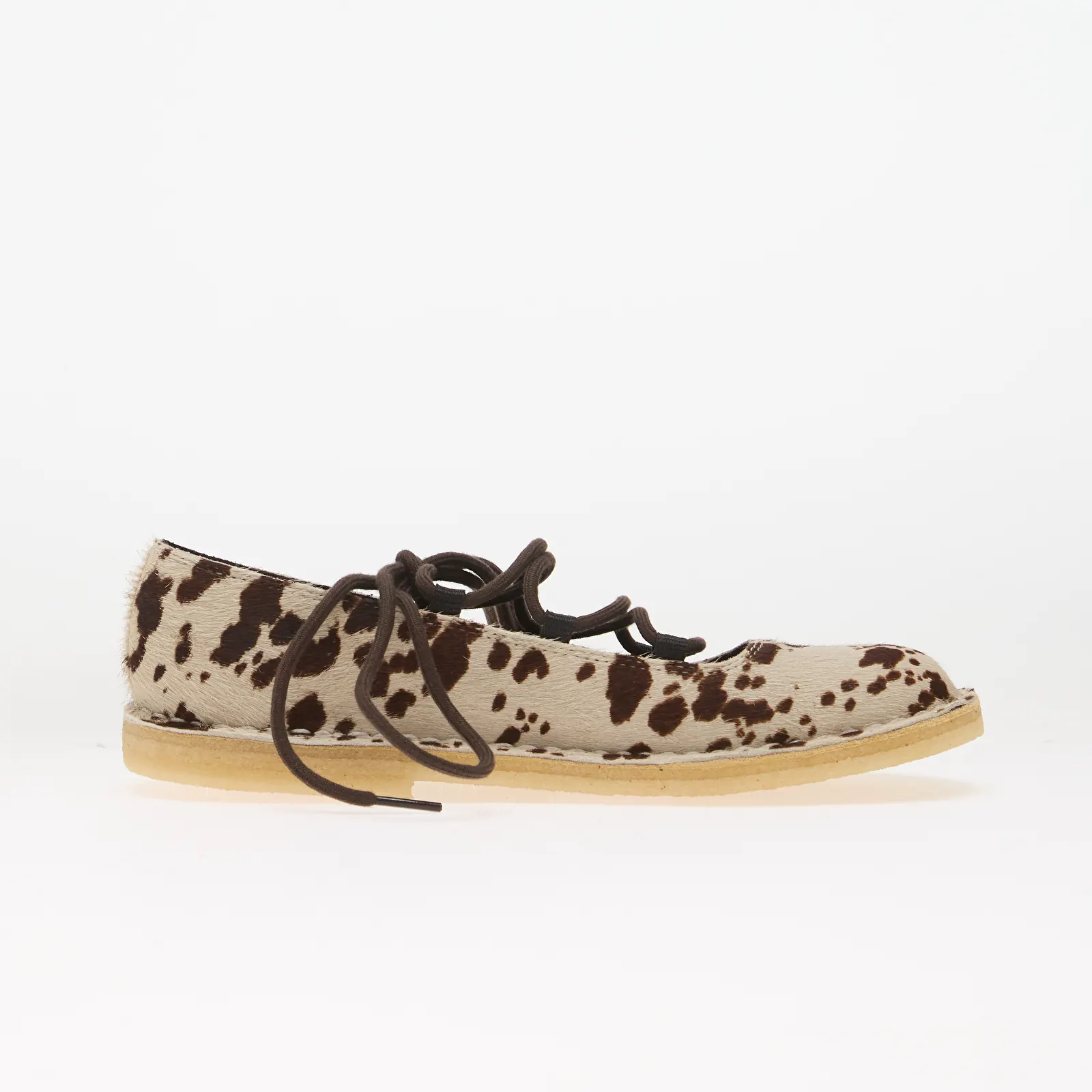 Moteriški sportbačiai Clarks DSRT Jane Lace Brown Cow Print