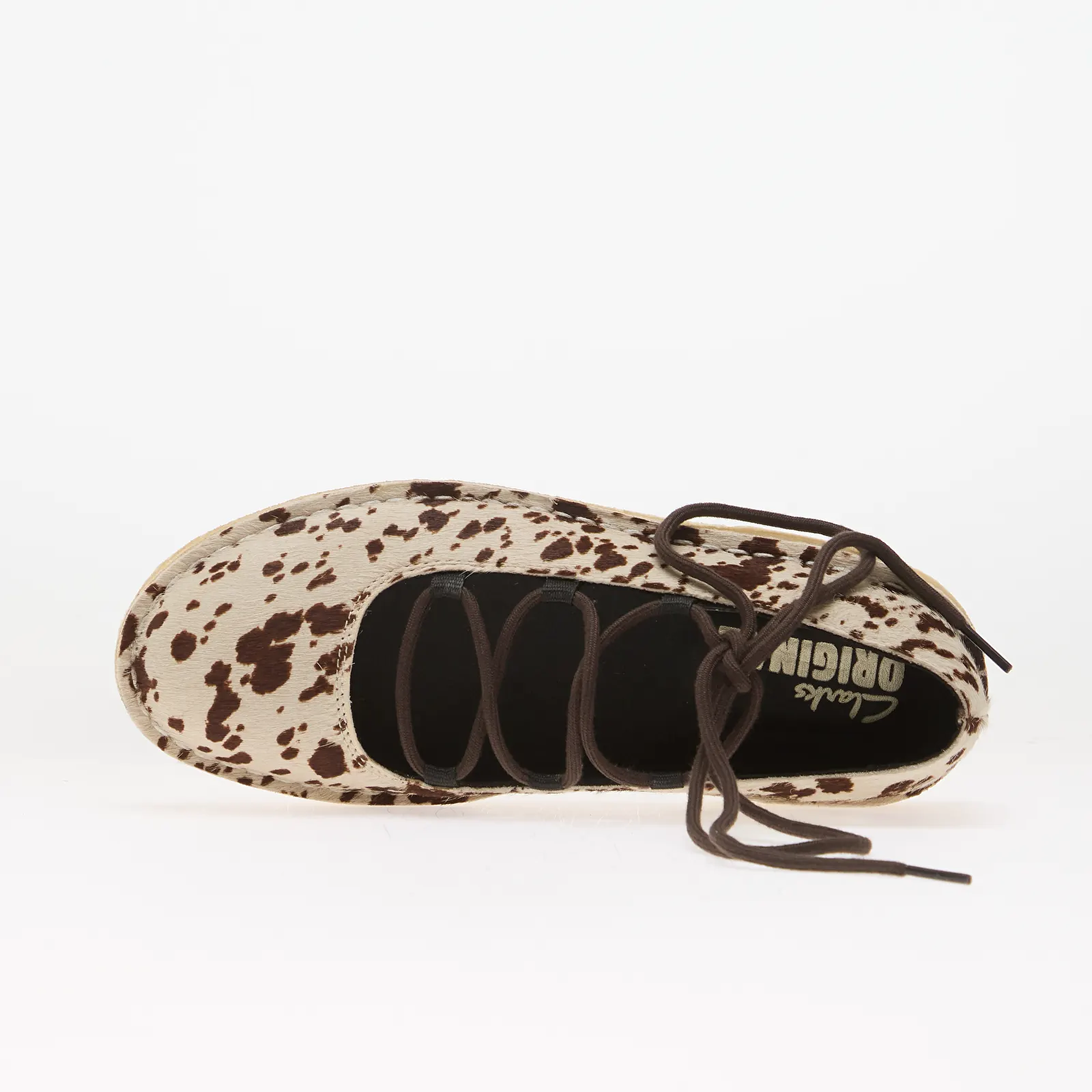 Moteriški sportbačiai Clarks DSRT Jane Lace Brown Cow Print