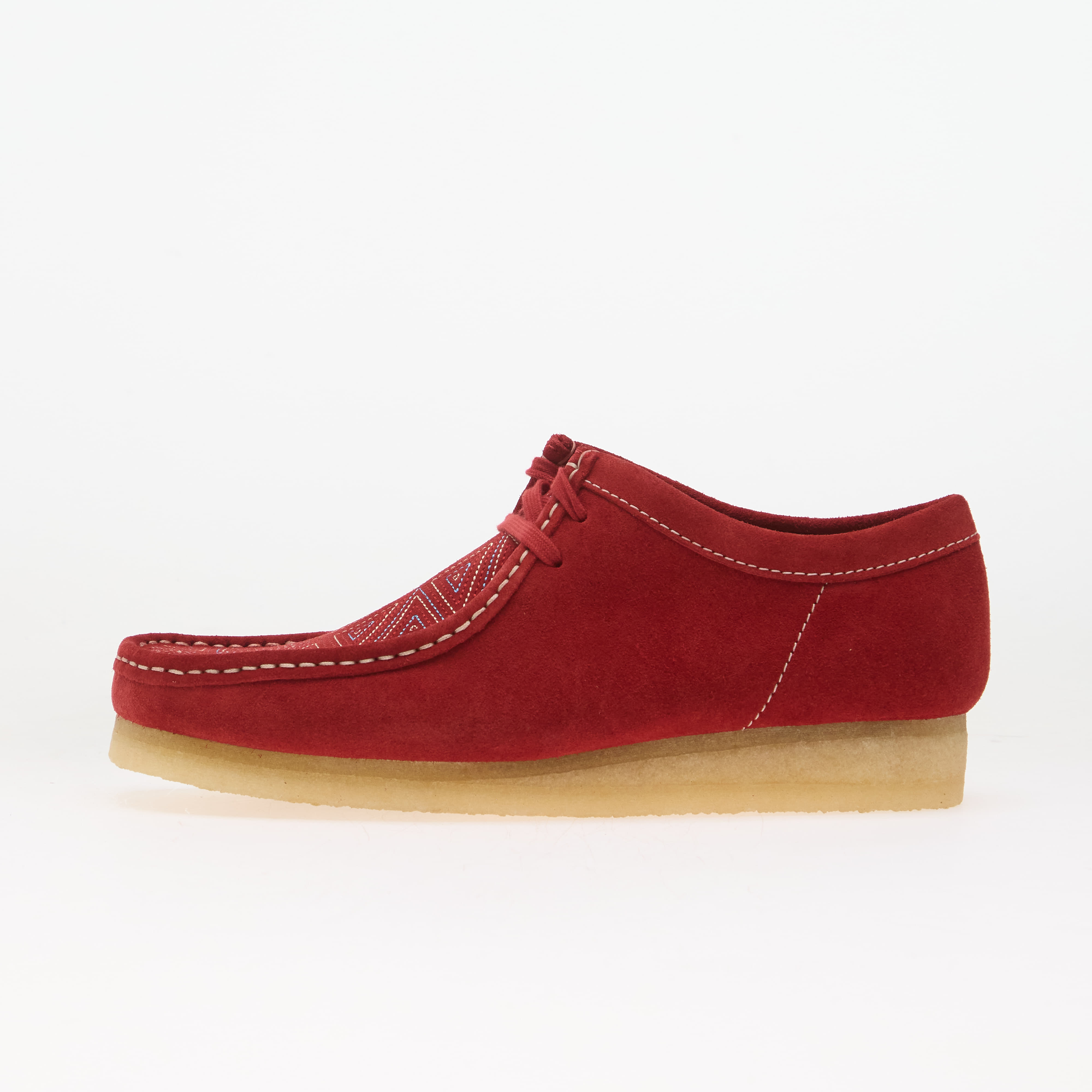 Pantofi Clarks Wallabee Red Interest 12