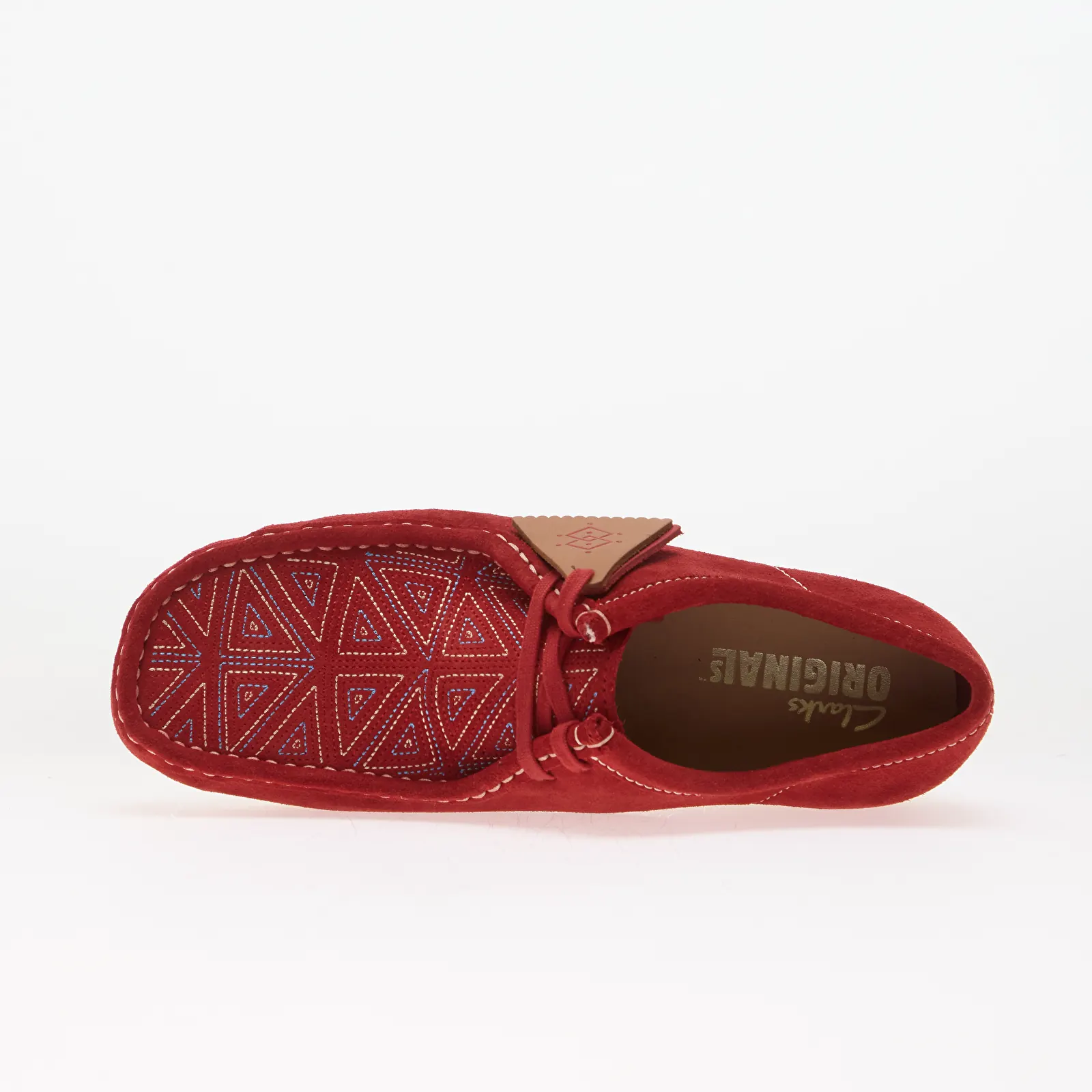 Pánské mokasíny Clarks Wallabee Red Interest
