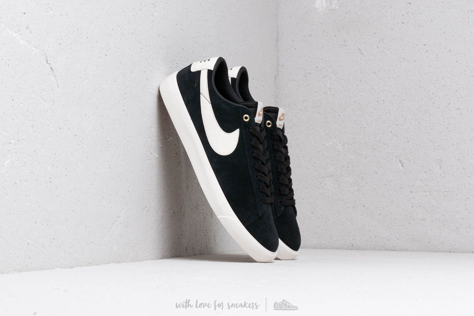 Nike blazer new arrivals low gt black/sail