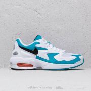 Men s shoes Nike Air Max 2 Light OG Dolphins White Black Blue Lagoon Laser Orange Footshop