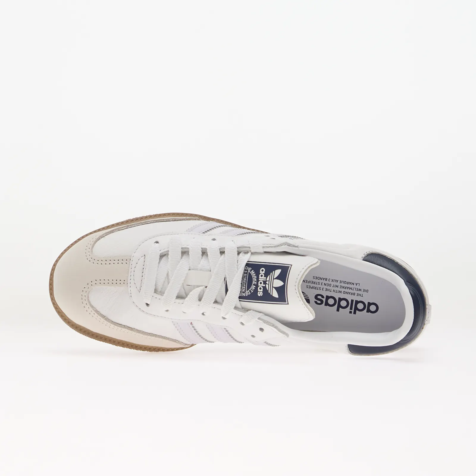Baskets femme adidas Samba OG Ftwr White/ Frozen Purple/ Night Indigo
