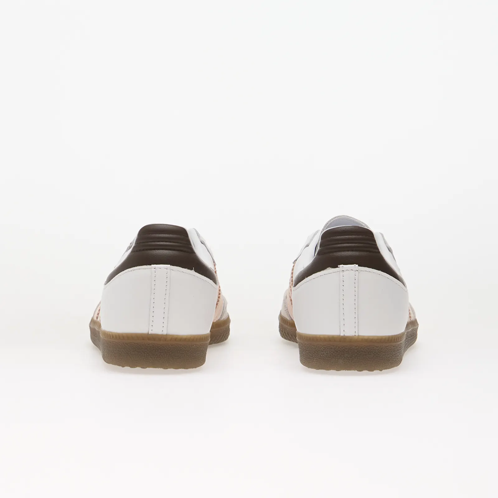 Sneakerși pentru femei adidas Samba OG Ftwr White/ Wonder Quartz/ Brown