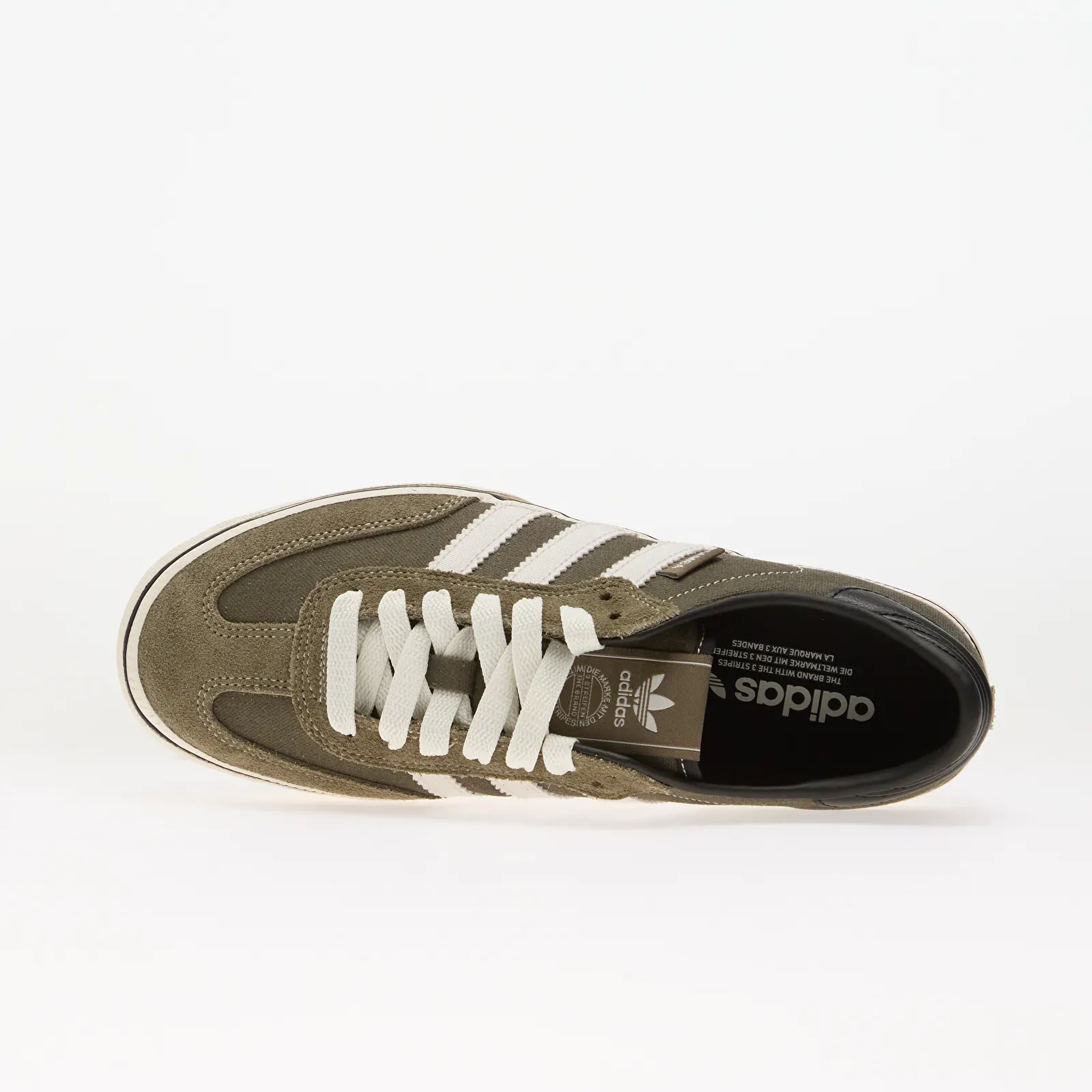Vīriešu čības adidas Samba ST Olive Strata/ Cloud White/ Core Black