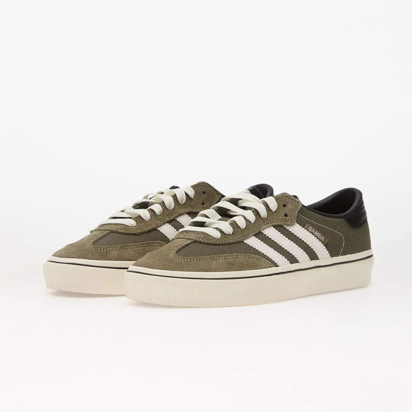 Vīriešu čības adidas Samba ST Olive Strata/ Cloud White/ Core Black