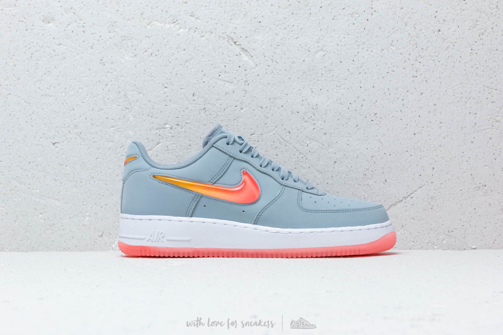 Zapatillas Hombre Nike Air Force 1 '07 Premium 2 Obsidian Mist/ Hot Punch-University Gold