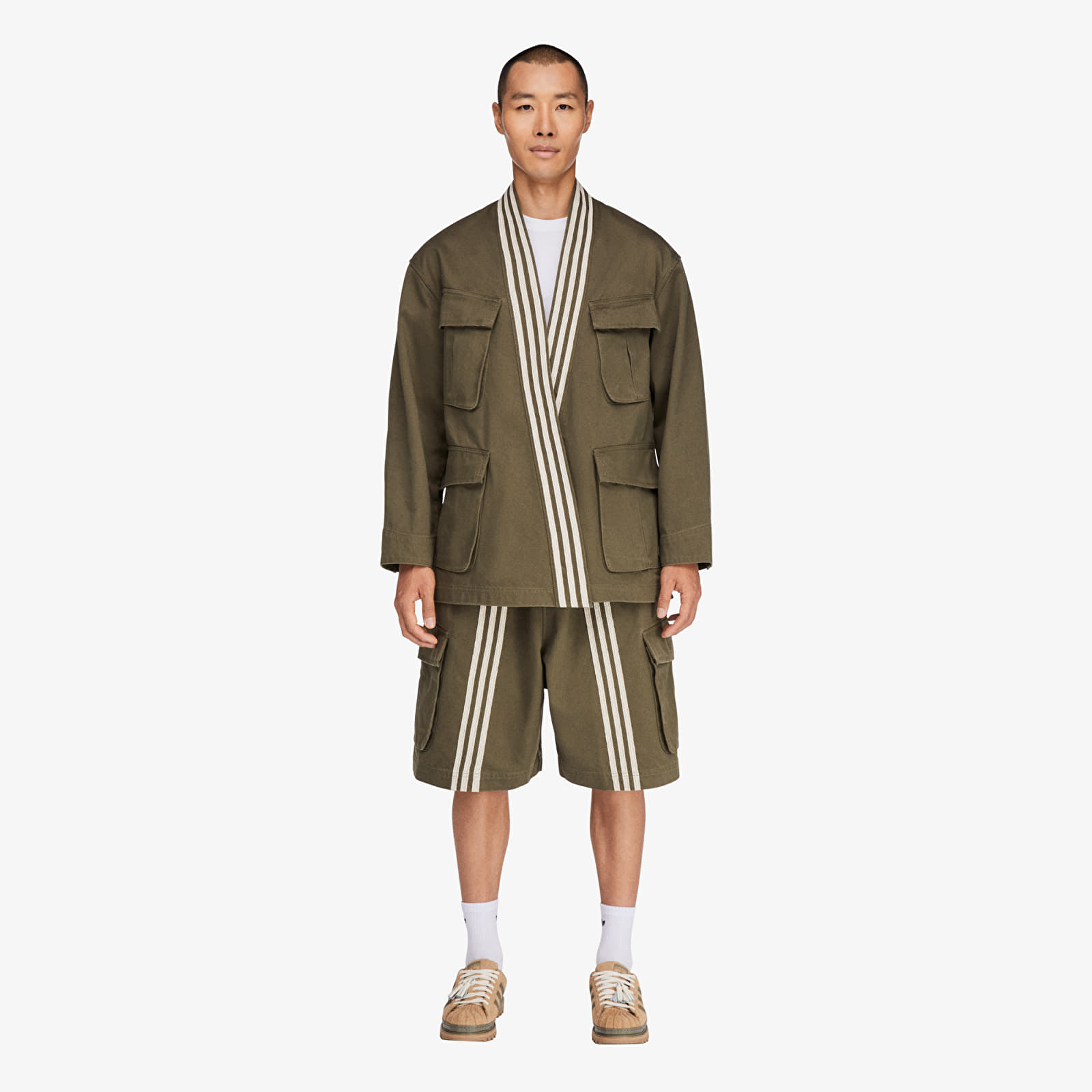 Shorts adidas Clot Short By Edison Chen Olive Strata