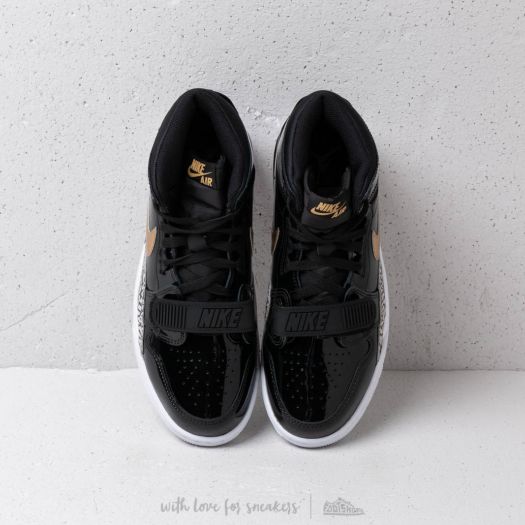 Jordan legacy 312 black metallic gold sale