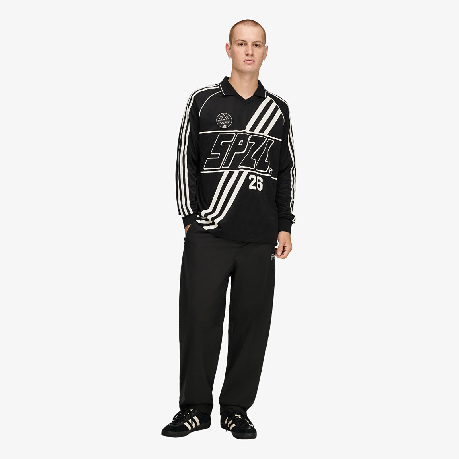 Джерсі. adidas SPZL F.C. Long Sleeve Jersey Black