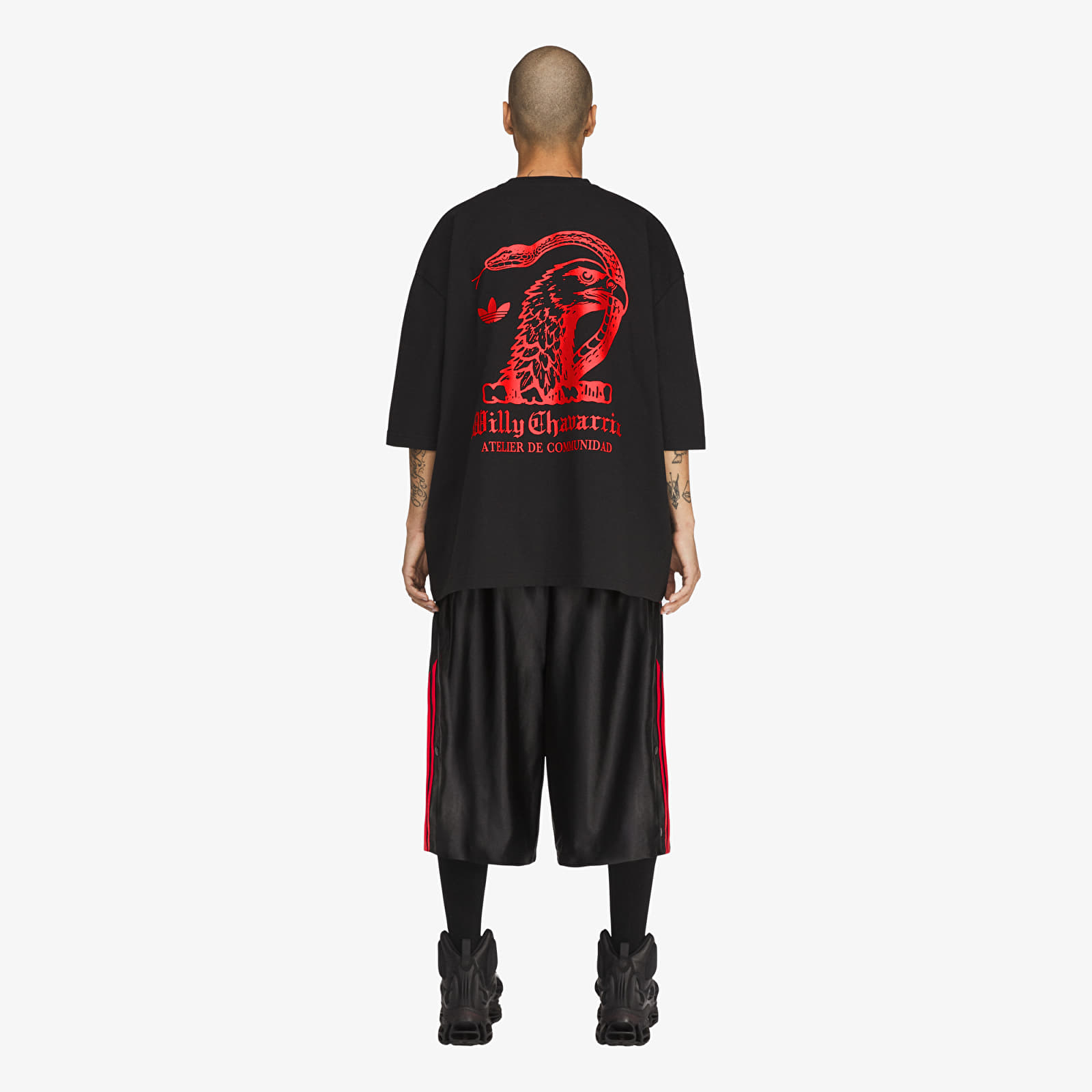 T-shirts adidas x Willy Chavarria Atelier Tee Black