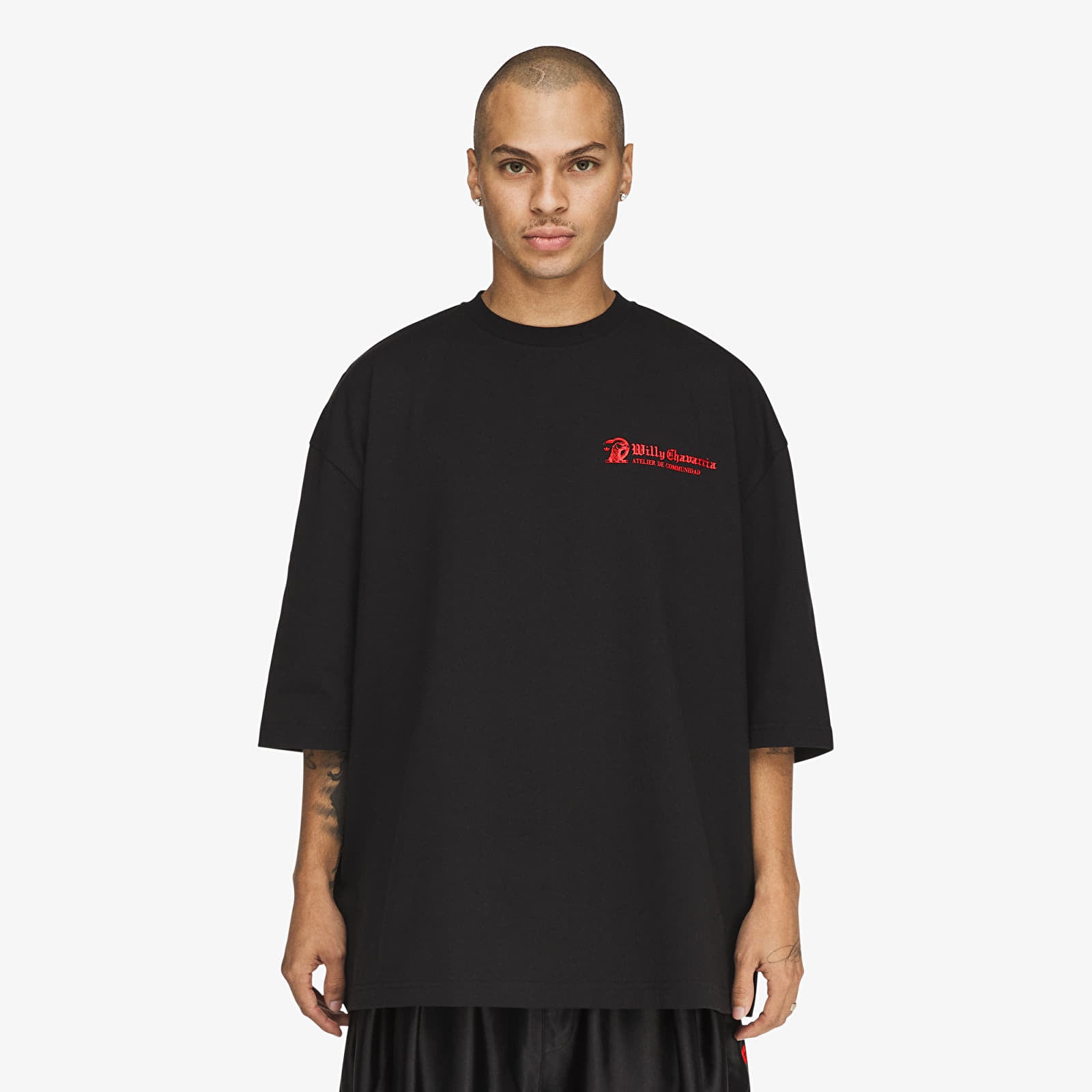 T-shirts adidas x Willy Chavarria Atelier Tee Black