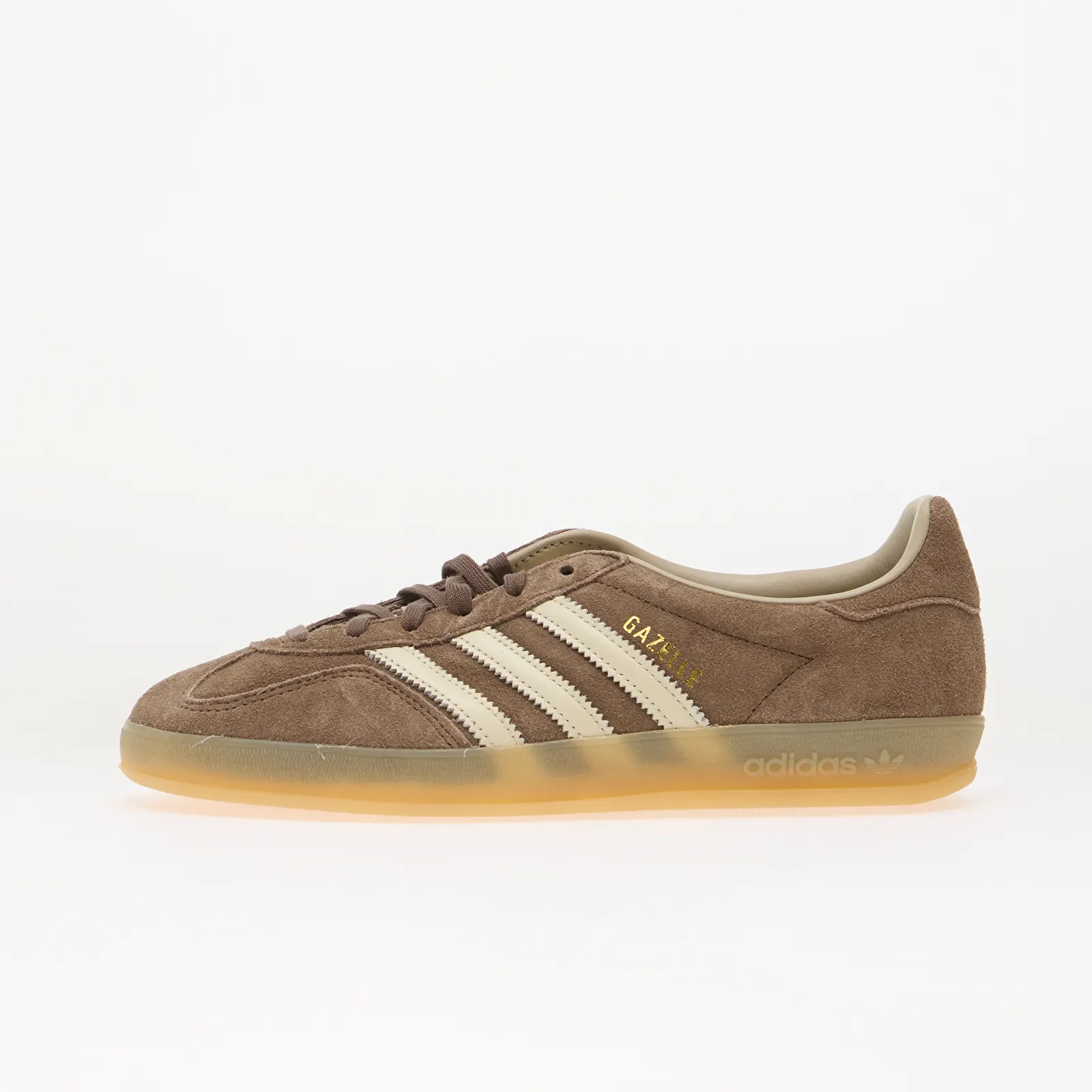 Sneaker für Frauen adidas Gazelle Indoor Earth Strata/ Off White/ Khaki Three