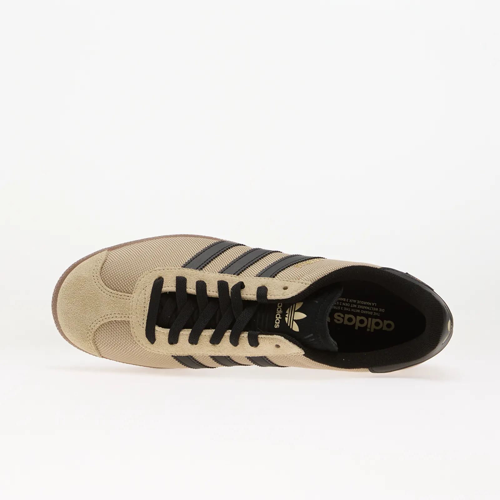 Sneakers uomo adidas Gazelle Khaki Three/ Core Black/ Gum5
